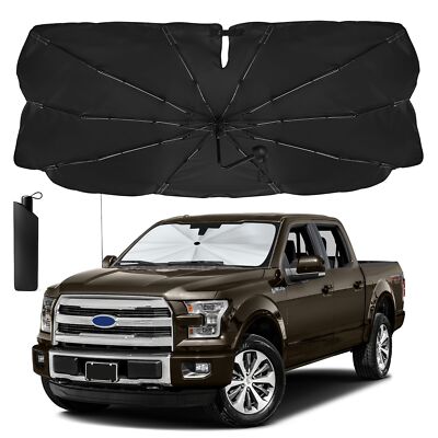 EcoNour Umbrella Windshield Sun Shade for Car | Foldable, UV & Heat Protectio...
