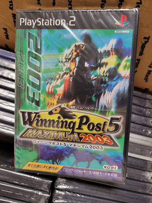 Winning Post 5 Maximum 2003 Brand New Factory Sealed Japan Playstation 2 Import