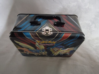 Pokemon Trading Card Game Metal Tin Box Card Holder 8x4