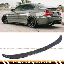 For 2006-2011 Bmw E90 3 Series M3 Sedan Cs Style Carbon Fiber Trunk Spoiler Wing