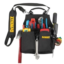 DEWALT DG5680 Professional Electrician's Tool Pouch Bag 14 Pocket Ballistic Poly