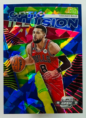 Zach Lavine - 2022-23 Panini Contenders Optic Blue Cracked Ice /75 Illusion