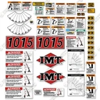 Fits IMT 1015 Decal Kit Crane Truck Replacement Stickers Warning and Safety