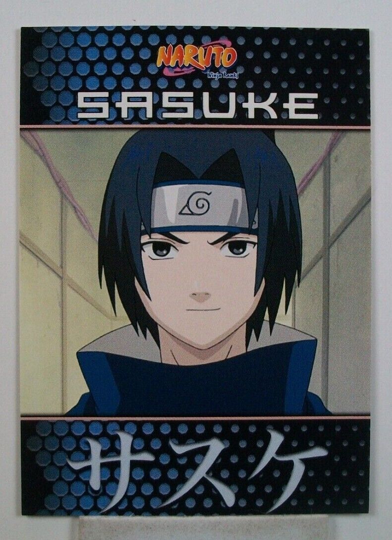 2002 Panini Naruto Ninja RANKS SASUKE Card #SD3