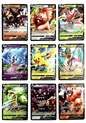 20 Pokemon Cards Includes a Ultra Rare Full Art, V, GX, VMax, Ex, or SR!