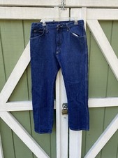 Vintage Wrangler 99902PW Straight Leg Jeans 36x30 Scovill Zip 80  s