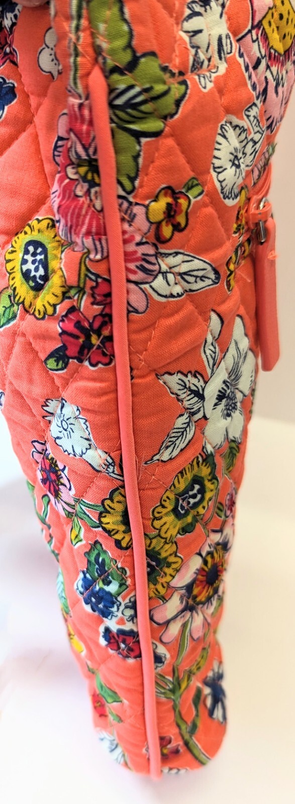 Vera Bradley Orange Floral Crossbody Adjustable Strap Shoulder Bag NEW