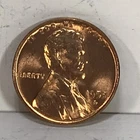 1955-D BU Bright RED Lincoln Wheat Cent Looks Great Free Shipping A