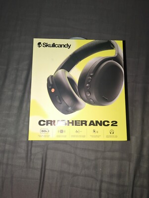 Skullcandy Crusher ANC 2 Ohraufliegende Kopfhörer - Schwarz (S6CAWR740)