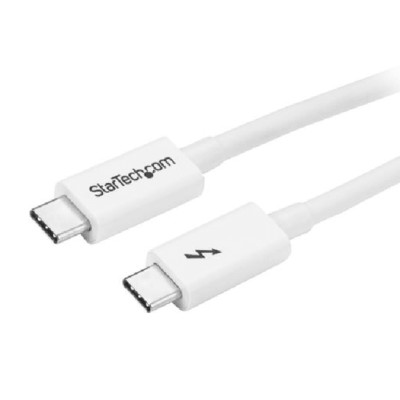 NEW Startech 2m Thunderbolt 3 20Gbps USB-C Cable 2 Metres White