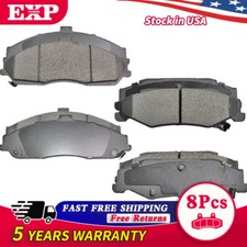 Ceramic Disc Brake Pads Kit For Front + Rear Chevrolet Corvette XLR 8PCS