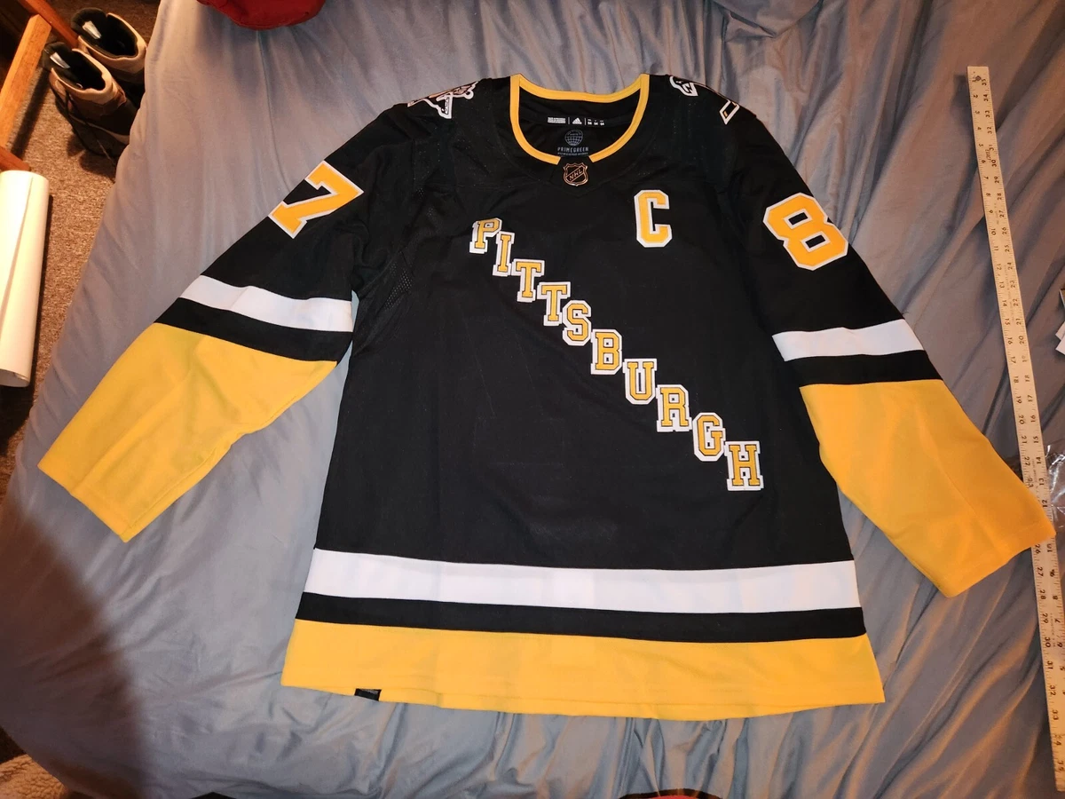 PITTSBURGH PENGUINS REVERSE RETRO AUTHENTIC ADIDAS HOCKEY JERSEY sz 54 NWT