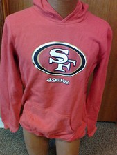 NFL San Francisco 49ers NEW hooded sweatshirt Youth Sizes S-XL NWT Team colors