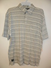 QUIKSILVER Water Men's Collection Polo Shirt SAND DOLLAR - KVJ3 - Medium - NWT