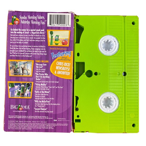 3 Big Idea VeggieTales VHS Green Tapes - Picture 5 of 8
