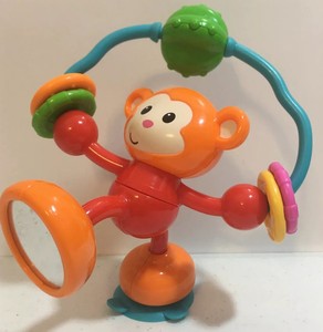 infantino monkey high chair toy