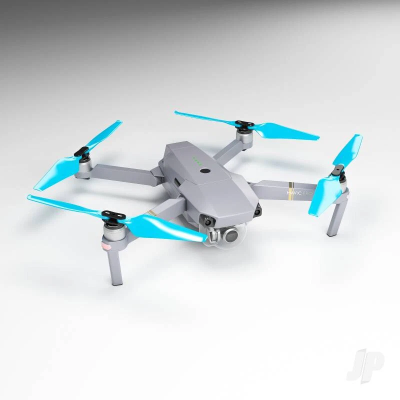 Master Airscrew STEALTH Propeller Props Set Blue - DJI Mavic Pro Platinum Drone - Image 4 of 4