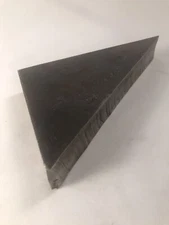 4" x 6" Steel Gusset, 1" Steel, Heavy Duty Weld Gusset, A36 Steel, Triangle