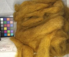 romney wool roving burnt orange spinning felting weaving fiber arts knit crochet
