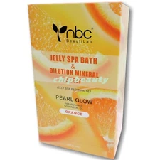 Jelly Spa Pedicure Kit 1&2 Luxury Pearl Glow Scent Orange 30 Sets/case