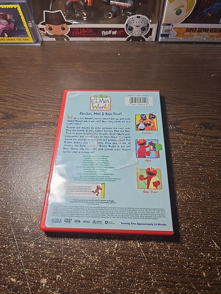 (未使用･未開封品)Families Mail &amp; Bath Time [DVD] Sesame Street Elmos World Families Mail And Bath Time DVD