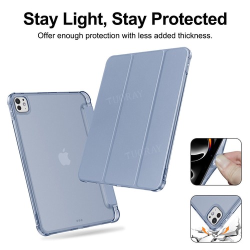 Case for iPad 7/8/9th 10.2 Air 4 5 6 Pro 11'' 13'' 2024 Smart Leather Flip Cover - Picture 44 of 87