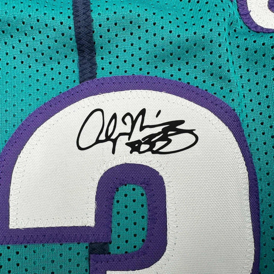 Футболка с факсимильным автографом Алонзо траурная Charlotte бирюзовый цвет перепечатка размер XL мужская - Изображение 2 из 4