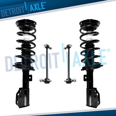 Front Struts & Coil Spring Assembly Sway Bar Links for 2010 - 2017 Chevy Equinox