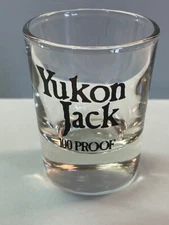 Vintage Yukon Jack 100 Proof Shot Glass