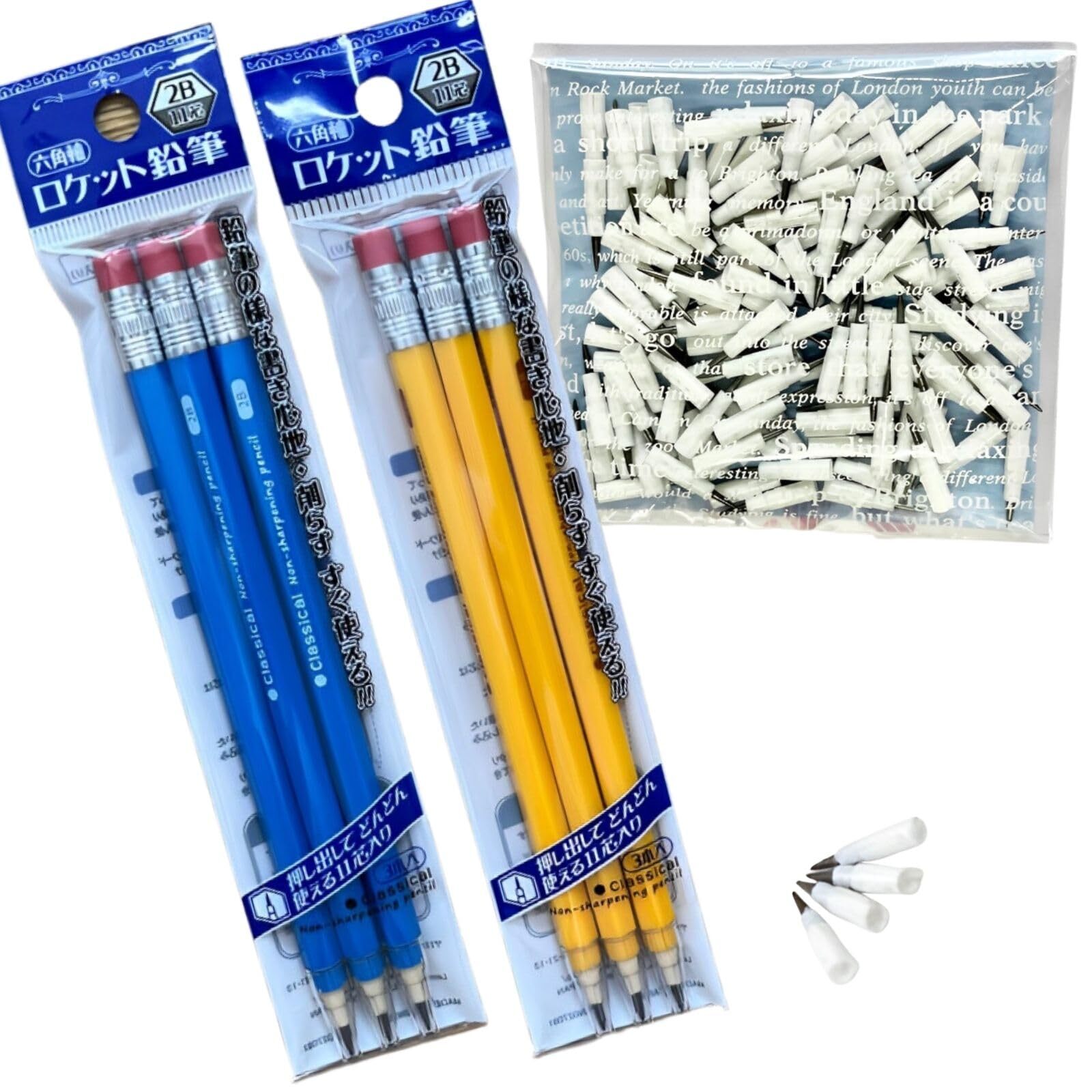 Rocket Pencils With Eraser Abacus Lead Refill Pencil Stationery Kids ow-6k-image