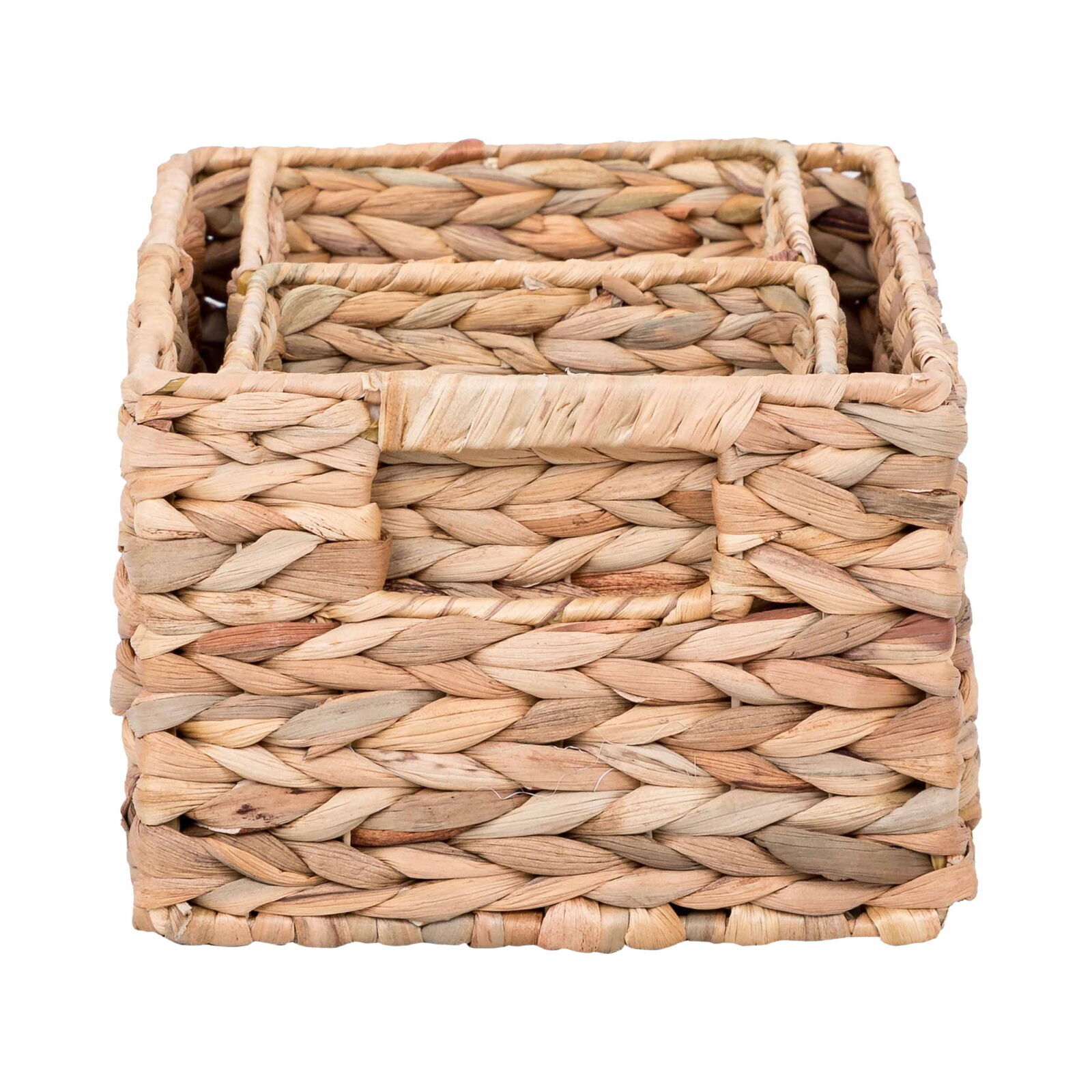 Better Homes & Gardens 3-Piece Woven Natural Water Hyacinth Storage Basket Set