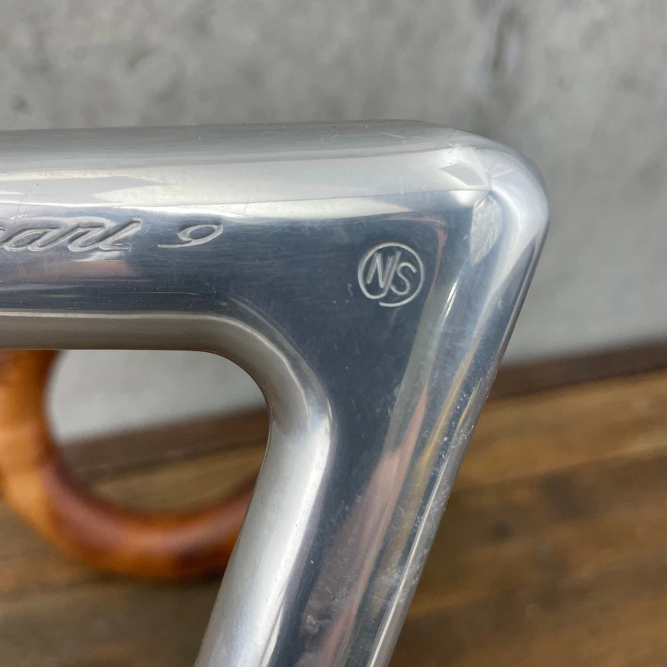 Vintage Nitto Pearl 9 NJS Stem Keiren Leather Wrap Handlebar Campagnolo Pista 90 - Image 4 of 4