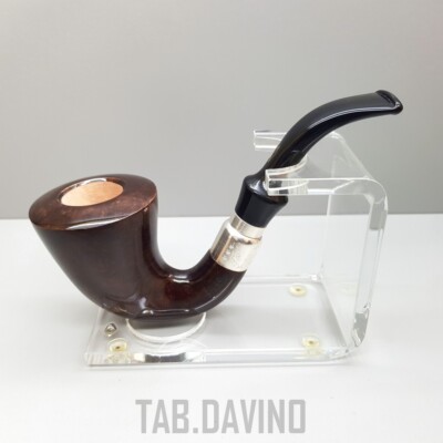 BREBBIA PIPE FIRST CALABASH 1997 SMOOTH WALNUT FC MADE IN ITALY