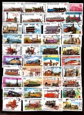 ZY2261 TOUS PAYS 40t locomotives et fourgon ,anciens,à vapeur,et modernes 