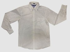  80 Tommy Hilfiger Men's Regular-Fit White Long Sleeve Dress Shirt 15.5 34/35