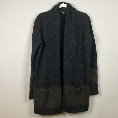 Vince gray open front sweater cardigan