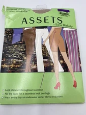 NEW Assets by Sara Blakely Sz 5 Sensational Mid-Thigh Shaper Pantyhose Smoothes 