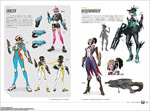 The Art of Overwatch Art Book Japanese Game Character Design Illustration  Japan