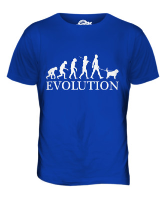 OTTERHOUND EVOLUTION OF MAN MENS T-SHIRT TEE TOP DOG LOVER GIFT WALKER WALKING