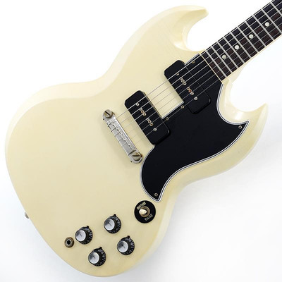 Gibson Custom Shop Murphy Lab 1963 SG Reissue Ultra Light Aged Polaris White Neu