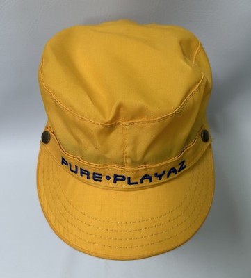 Vintage Y2K Pure Playaz Cadet Hat Military Cap Hip Hop Streetwear