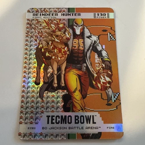 Reindeer Hunter Tecmo Bowl Bo Jackson Battle Arena 130 Power Fire EZ82 2026 Foil