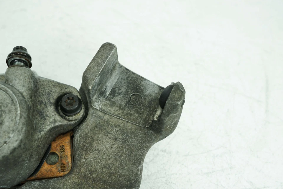 1995 Harley Touring FLHR Road King OEM Rear Back Brake Caliper w/ Bracket - Image 4 of 4