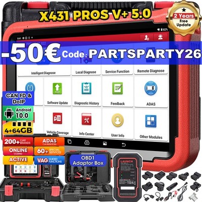 2026 LAUNCH X431 PROS V+ V5.0 Profi OBD2 Diagnosegerät ALLE SYSTEM ECU Codierung