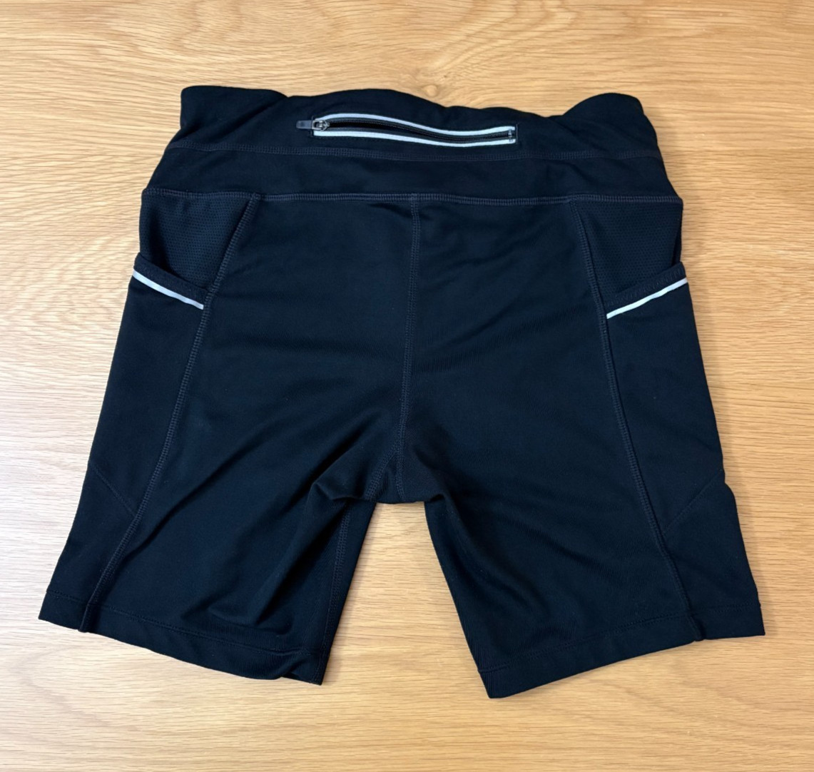 Athleta Biker Shorts Womens XS Black Athletic Pockets Stretch Activewear-image