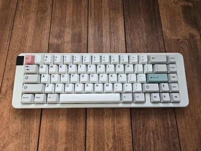 Space65 R2 Cream Custom Mechanical Keyboard Barebone Hot-swappable Gaming Diy
