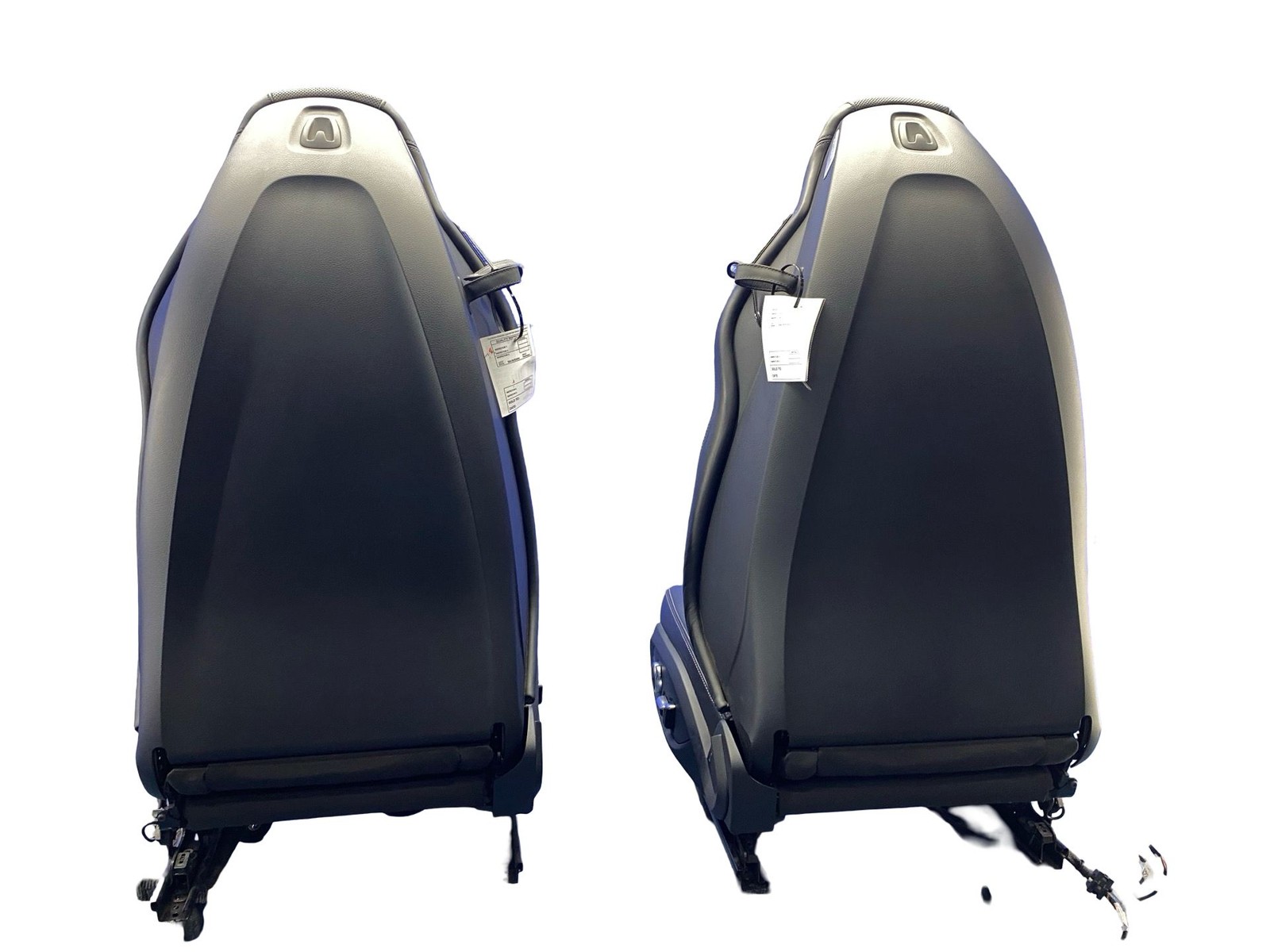 2017-2023 AUDI R8 FRONT LEFT RIGHT SEAT ASSEMBLY SET BLACK LEATHER *NOTE*