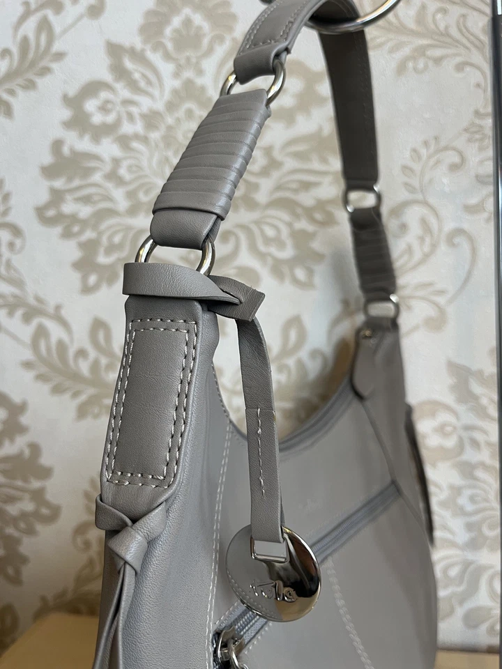 Tula By Radley Handbag Beige Leather Shoulder Bag. New - Image 3 of 4