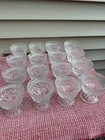Vintage Anchor Hocking Wexford Clear Glass Champagne Sherbet Goblet lot Of  16