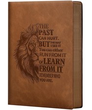 Leather Journal for Men Soft Cover 256 Pages Lined Bible Journals for Writing...